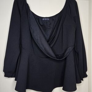 Fashion to Figure Women's Blouse Black
